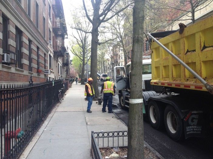 6th Street road work via Matthew Taub