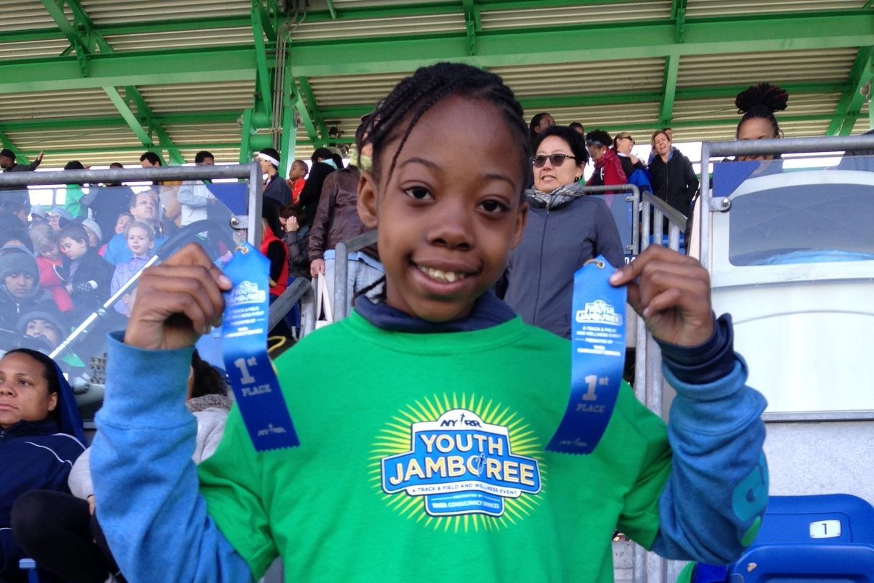 PS 321’s Kaylee Hammond Wins 1st Place In New York Road Runners Youth Jamboree Events