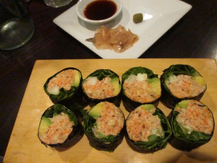 raw nori rolls VSPOT