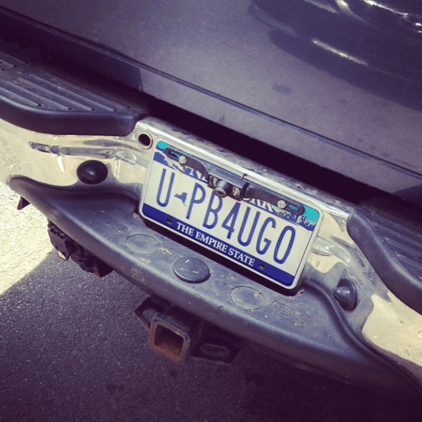 funny license plate via ditmasparkcorner