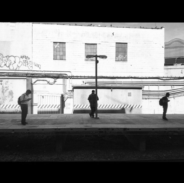 subway platform by michaeldibiasio