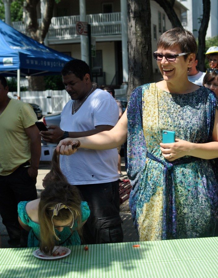 Cortelyou Greenmarket Strawberry Shortcake Eating Competition