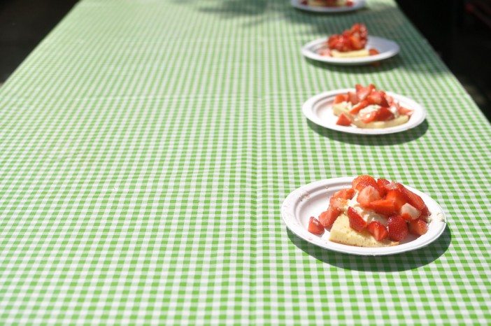 Cortelyou Greenmarket Strawberry Shortcake Eating Competition