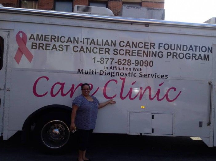 Breast Cancer Mobile Van via the American Italian Cancer Foundation