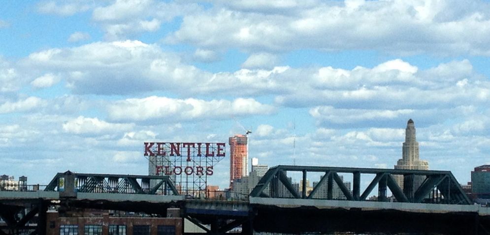 Kentile Floors Sign Coming Down, Letters Going To Gowanus Alliance