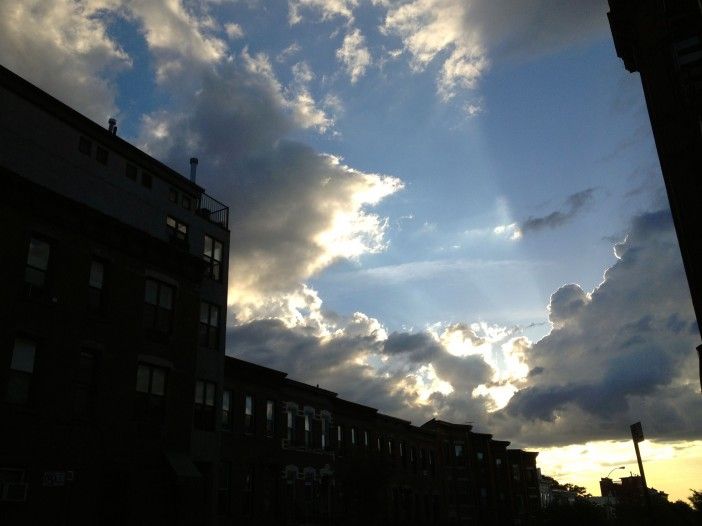 Sunset and Clouds from 7th Avenue