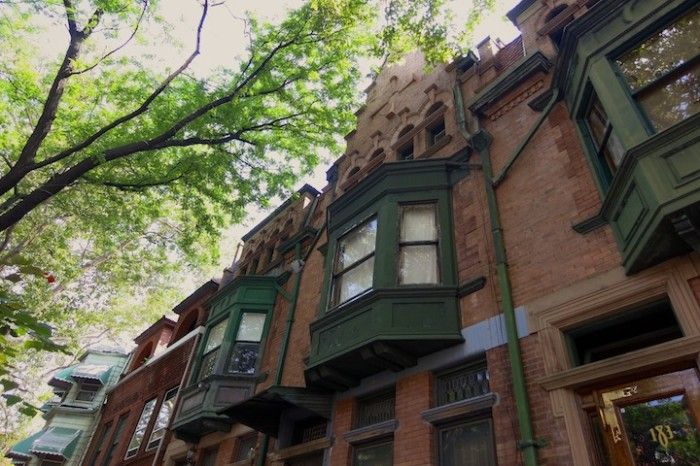 brownstones in clinton hill by Francisco Daum