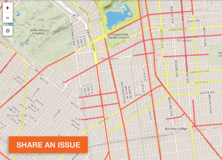 vision zero map