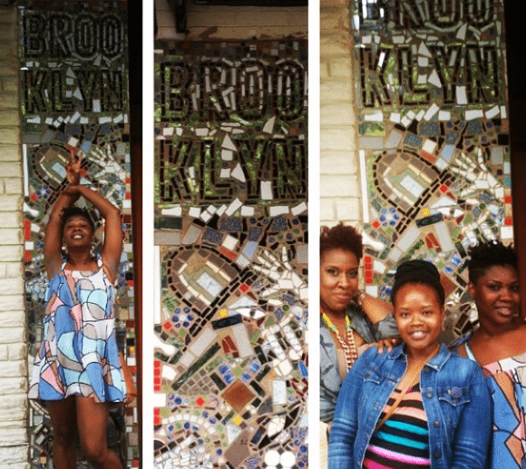 newkirk tunnel mural ladies by brooklyniche