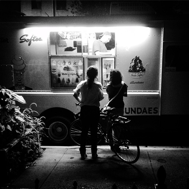 Mister Softee ice cream man by tasheffka on Instagram