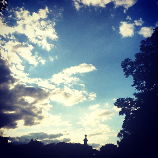 fort greene park monument sky