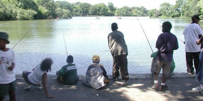 family fishing