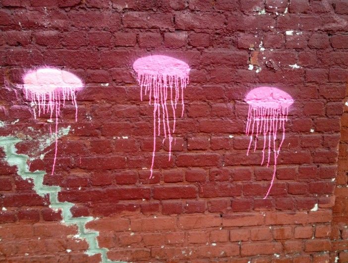 Graffiti Jellyfish on Union by Dianna