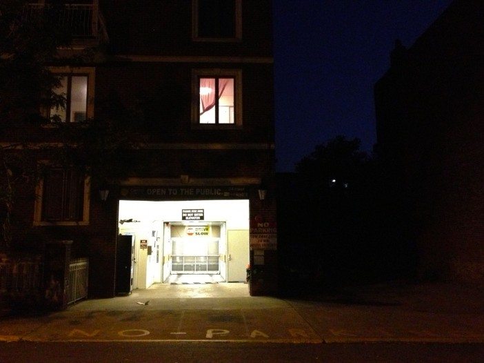 Parking Garage on 15th Street at Night