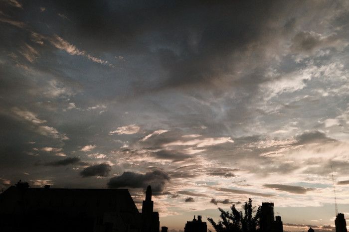 clouds and sky over fort greene by Francisco Daum