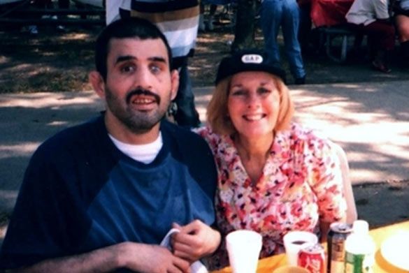 John Cosentino and his mother. (Source: Anthony Cosentino via Brooklyn Eagle)