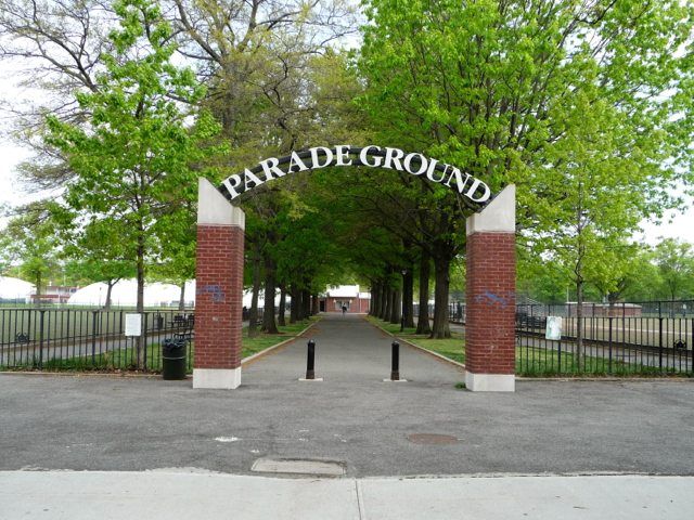 Parade Ground Sign