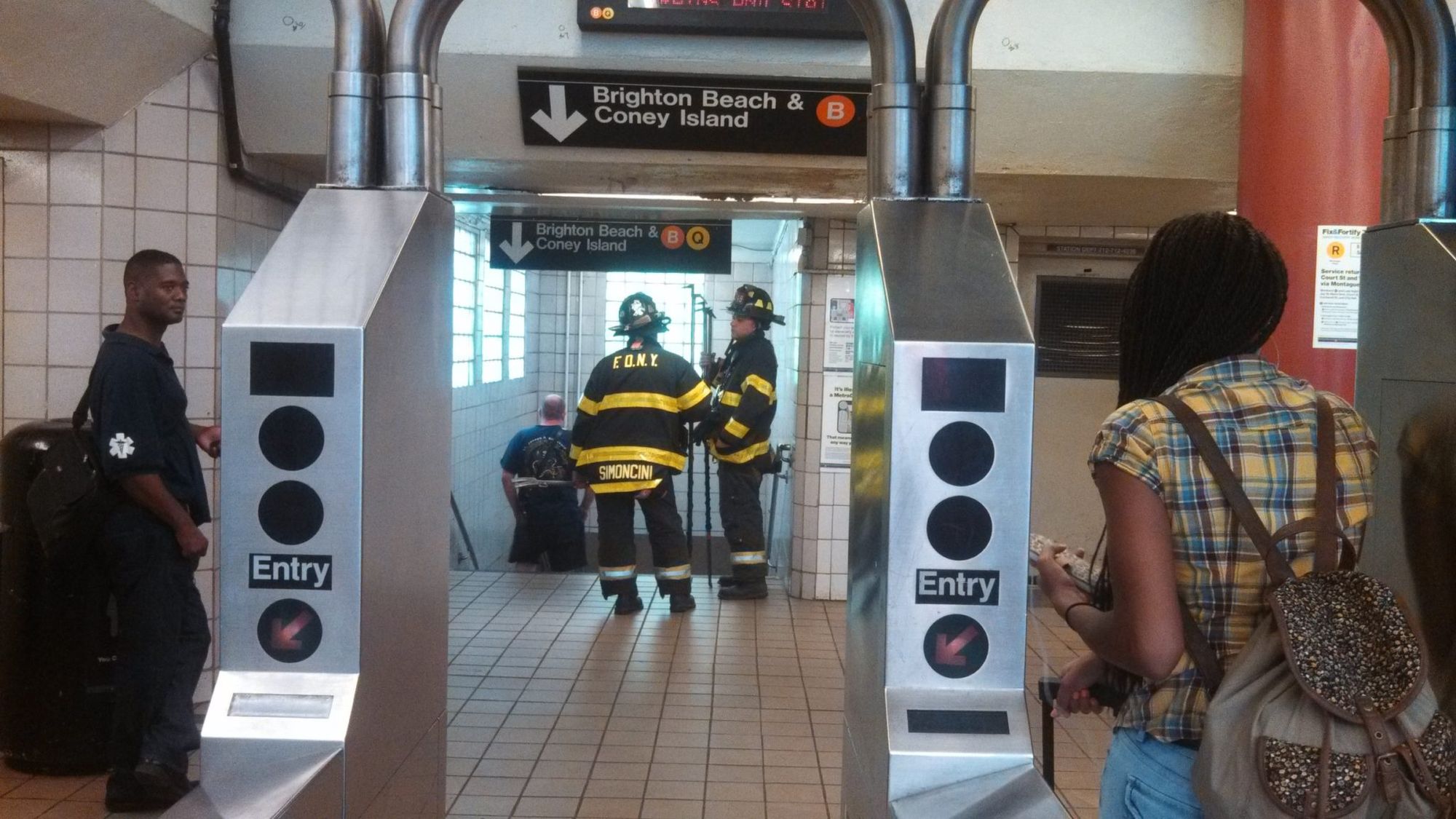 Updated: Q Service Resumes, With Delays, After Track Fire At The Church Avenue B/Q Subway Station