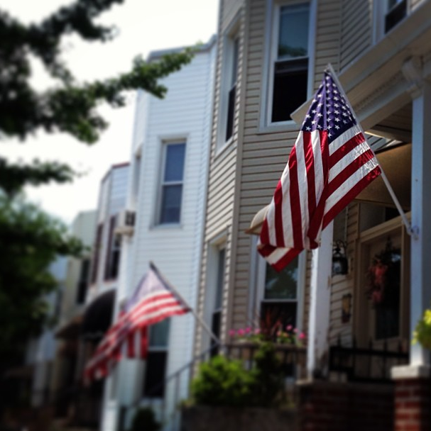 American flags by amberala on Instagram