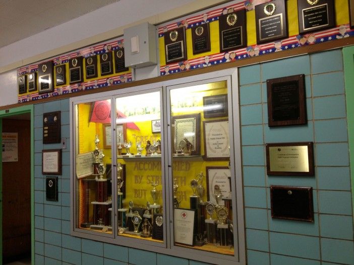 PS/MS 282 trophy case