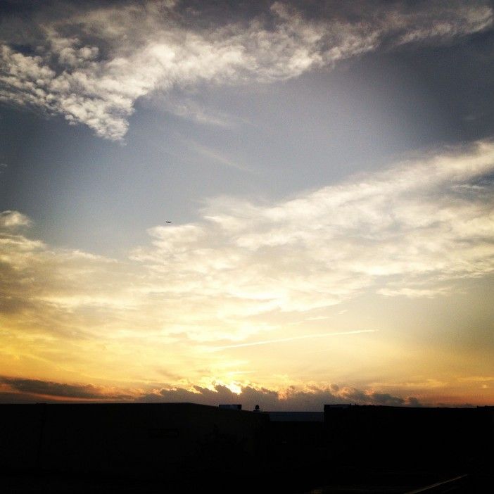 sunset over the gowanus