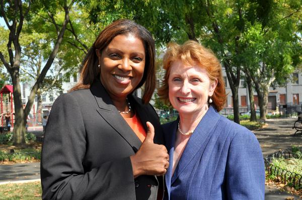 Tish James and Jo Anne Simon via Twitter