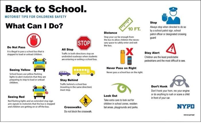 school-bus chart via nypd