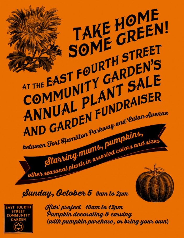 Plant Sale At East Fourth Street Community Garden This Sunday
