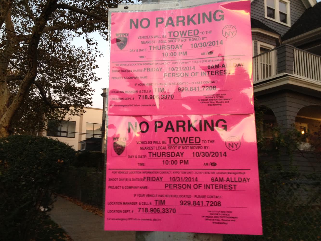 CBS’ Person Of Interest To Film On Argyle This Friday – Move Your Cars By Thursday Night