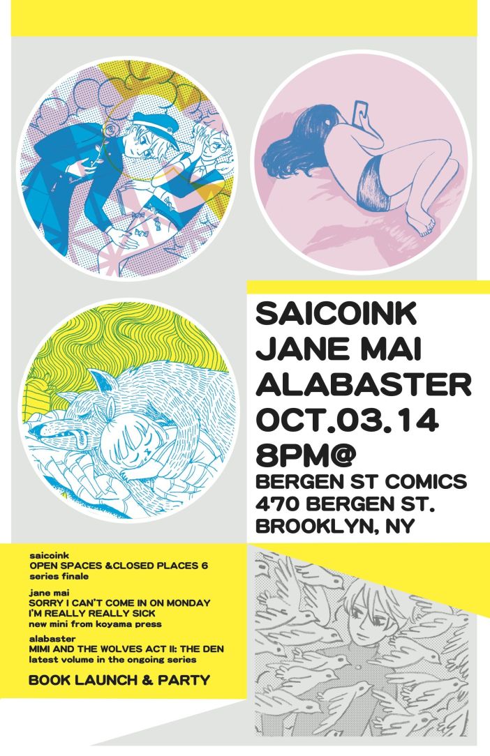 Bergen Street Comics event poster