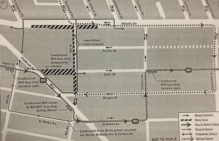 barclays road closures map