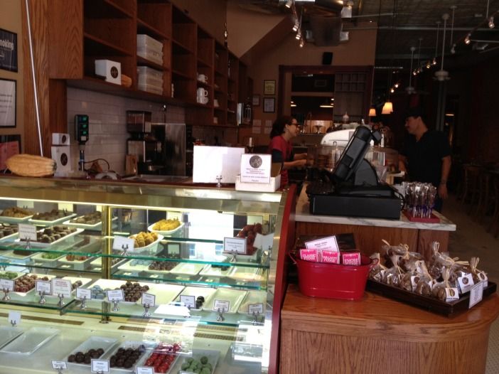 The Chocolate Room counter