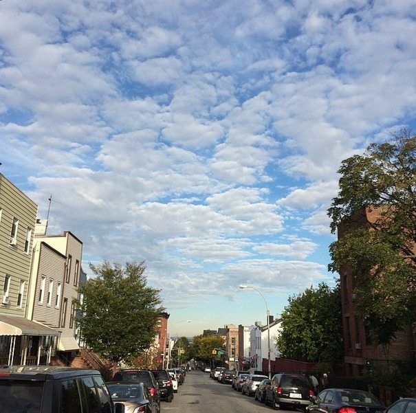 sky over south slope