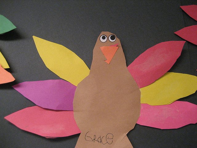 thanksigiving paper turkey crafts by mtsofan