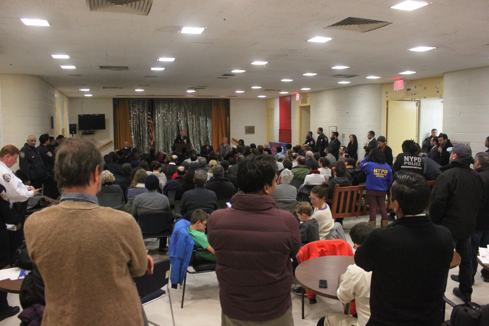 70th Precinct Community Council meeting crowd 11-19-2014