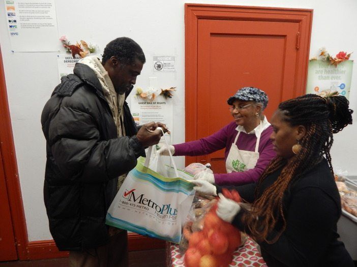 CAMBA turkey volunteers with man