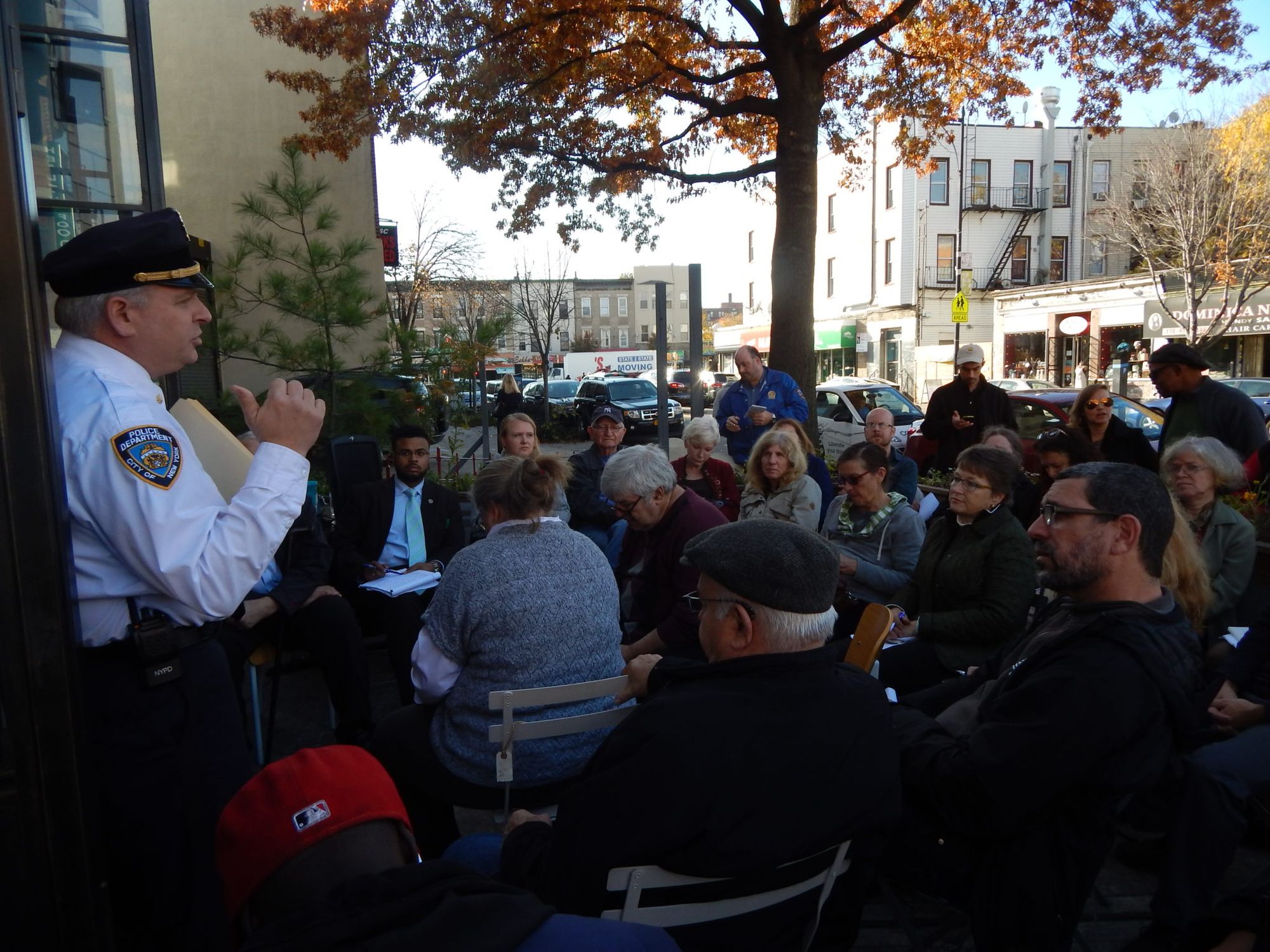 Lea police meeting DiBlasio