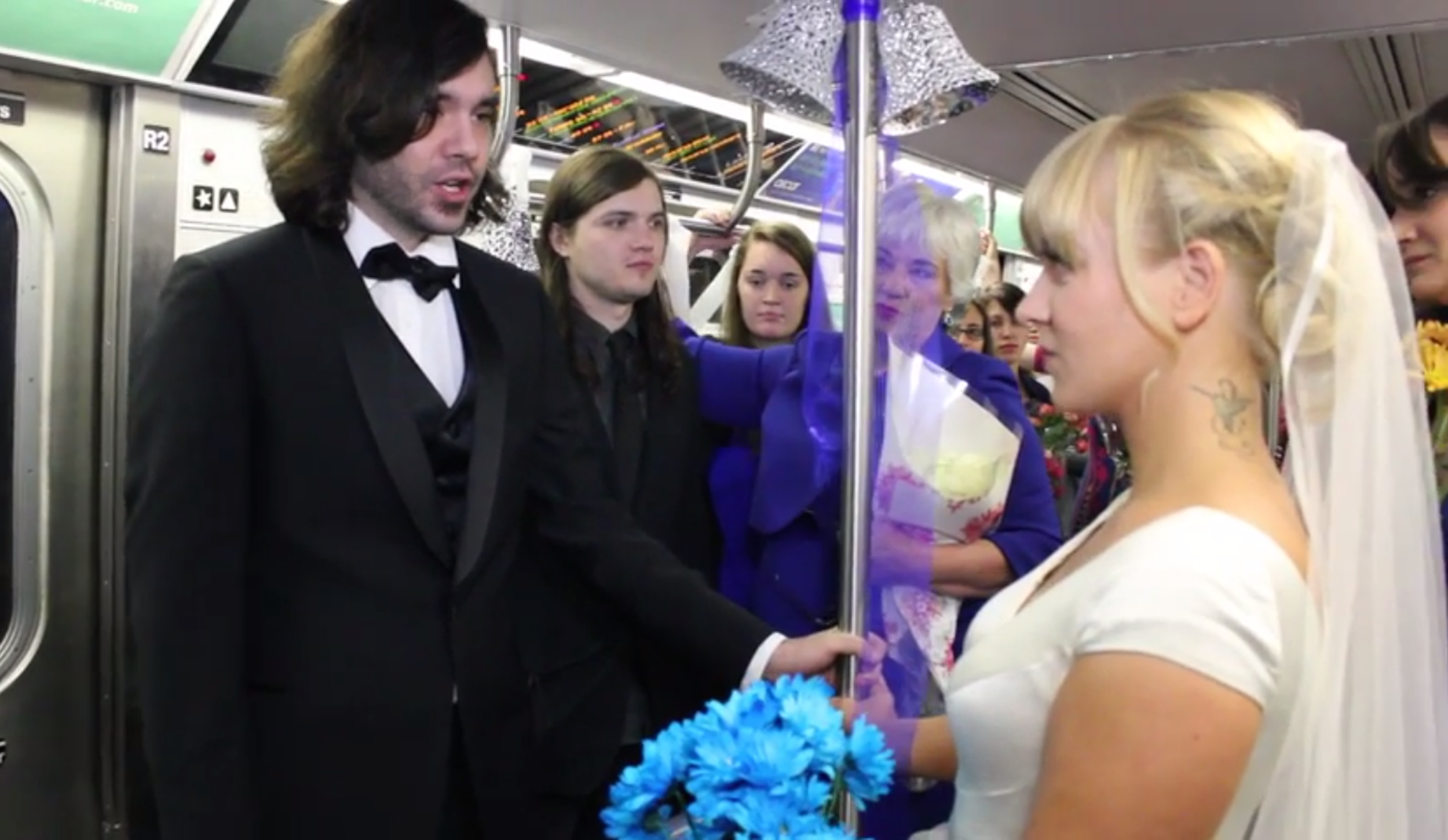 Watch This Adorable Couple Get Hitched On The N Train