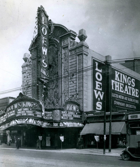 Loew's Kings Theatre historical photo