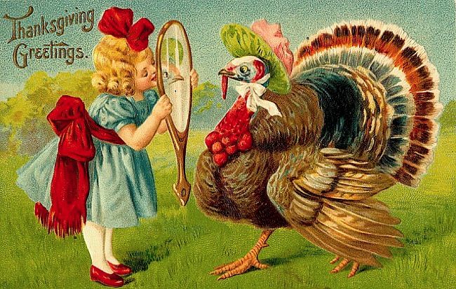 Thanksgiving vintage card