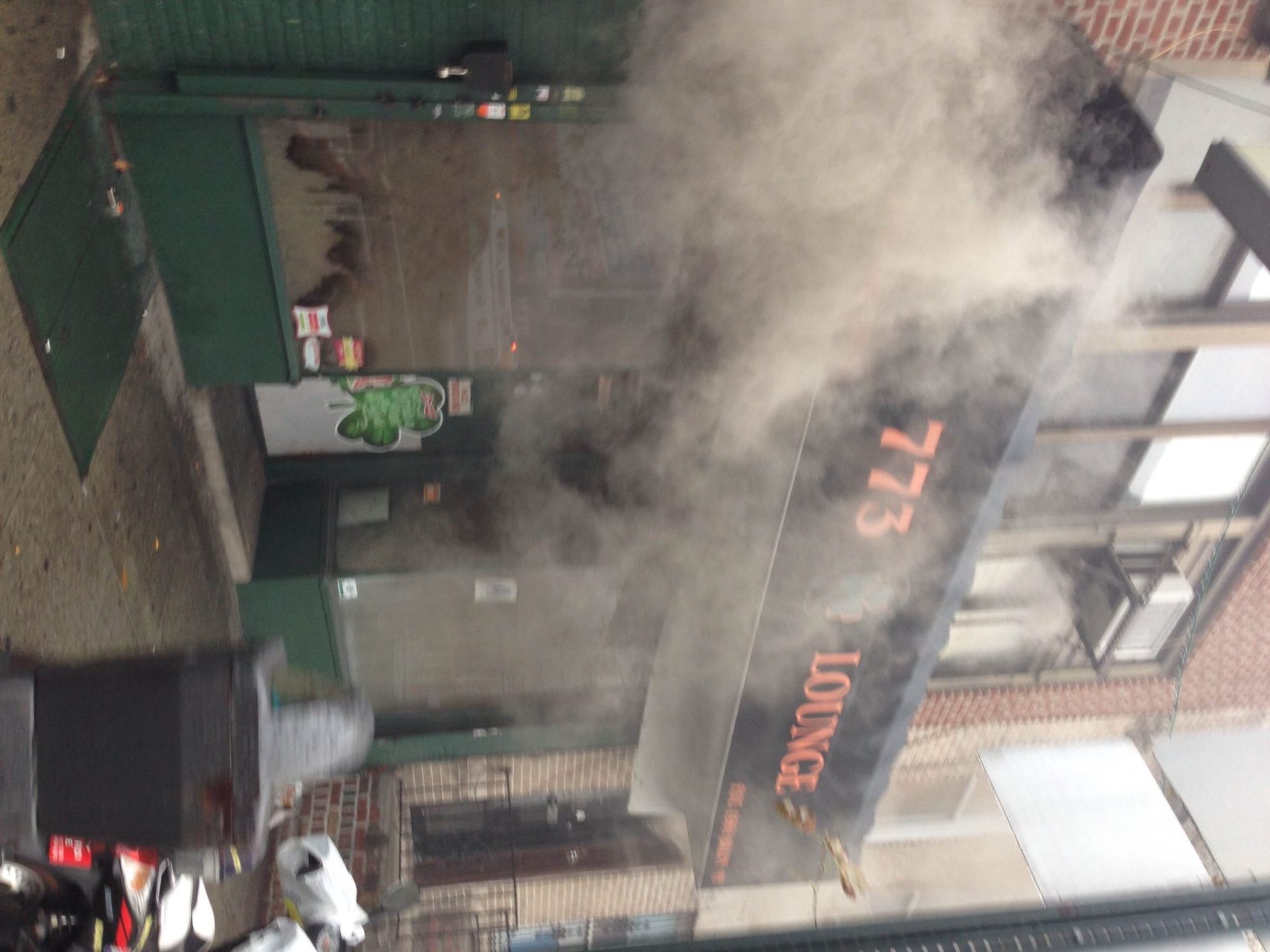 Fire at 773 Lounge