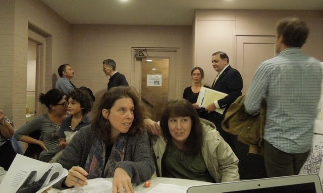 Neighbors gather at a previous Community Board 7 meeting.