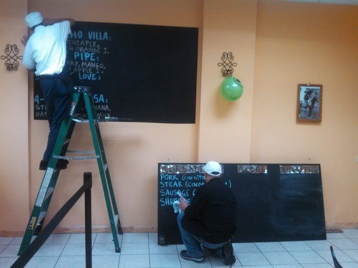 Mallenche Mexican Grill sign making