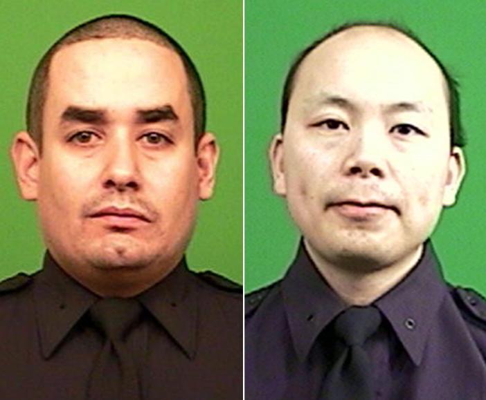 Officer Rafael Ramos and Officer Wenjian Liu. Source: DCPI