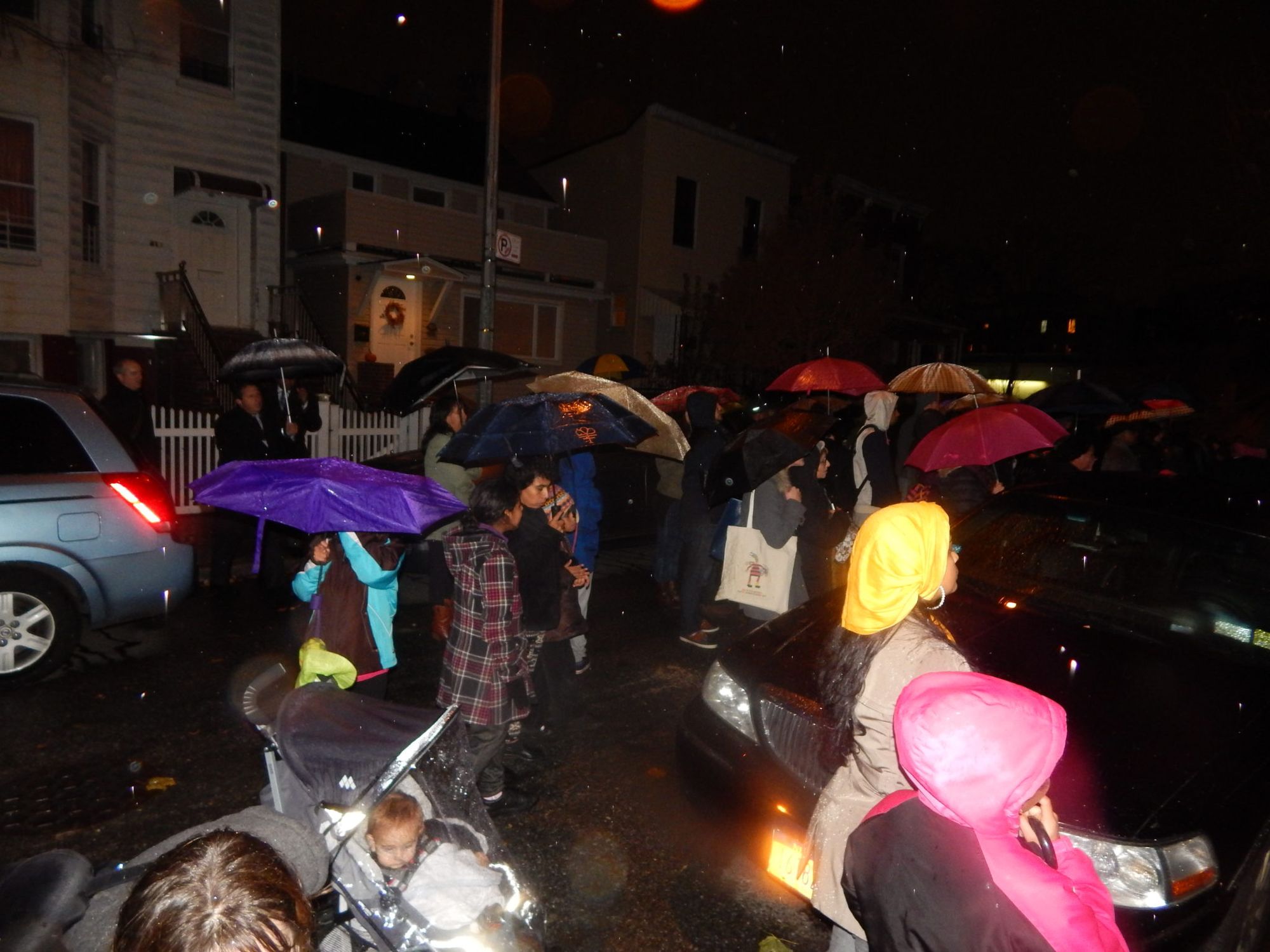 Naiem Uddin vigil outside Naiem's house