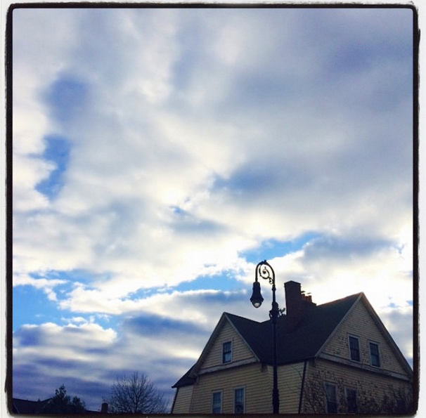 house and sky photo of the day