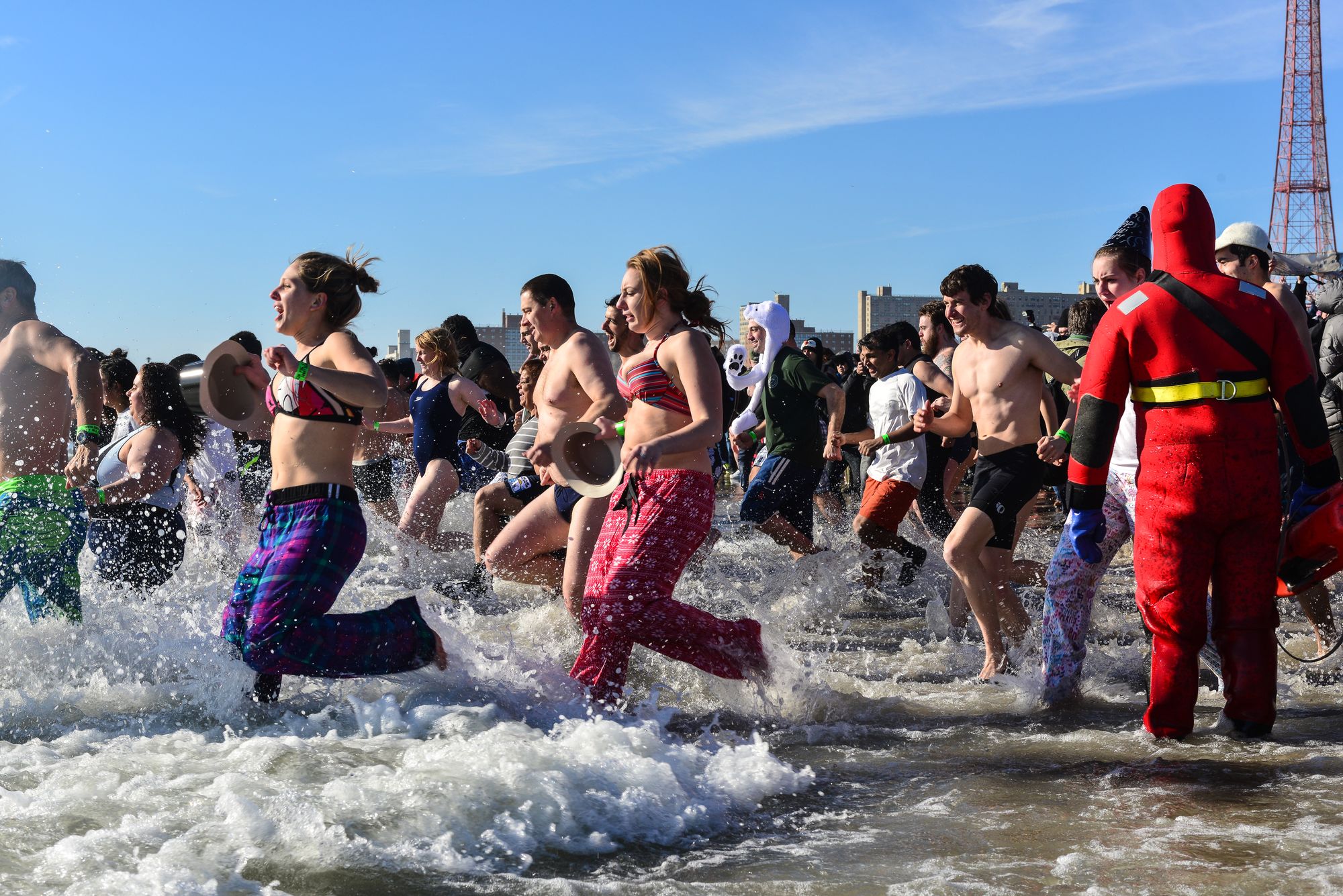 Take the Polar Bear Plunge in Coney Island on New Year's Day! Bklyner