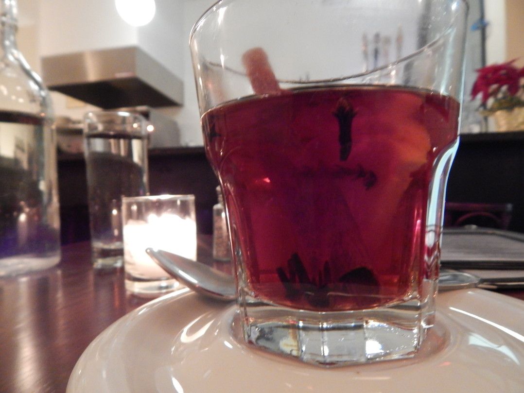 Church Cafe Wine Bar hibiscus hot toddy