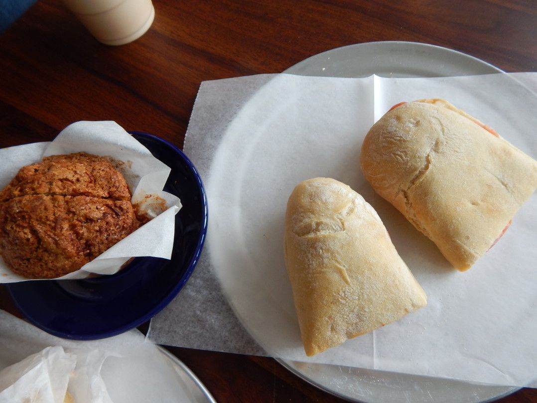 ELK opening sandwich plus muffin