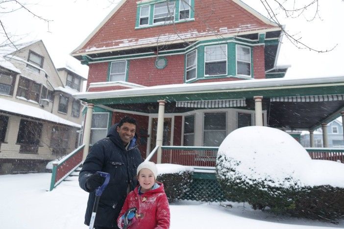 Matthew Bowman snow shovelers